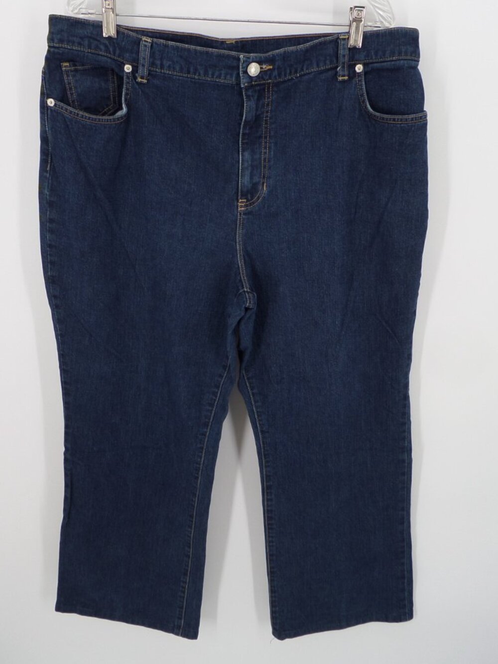 Land's End Women's Fall Boot Cut Blue Jeans Size 18W